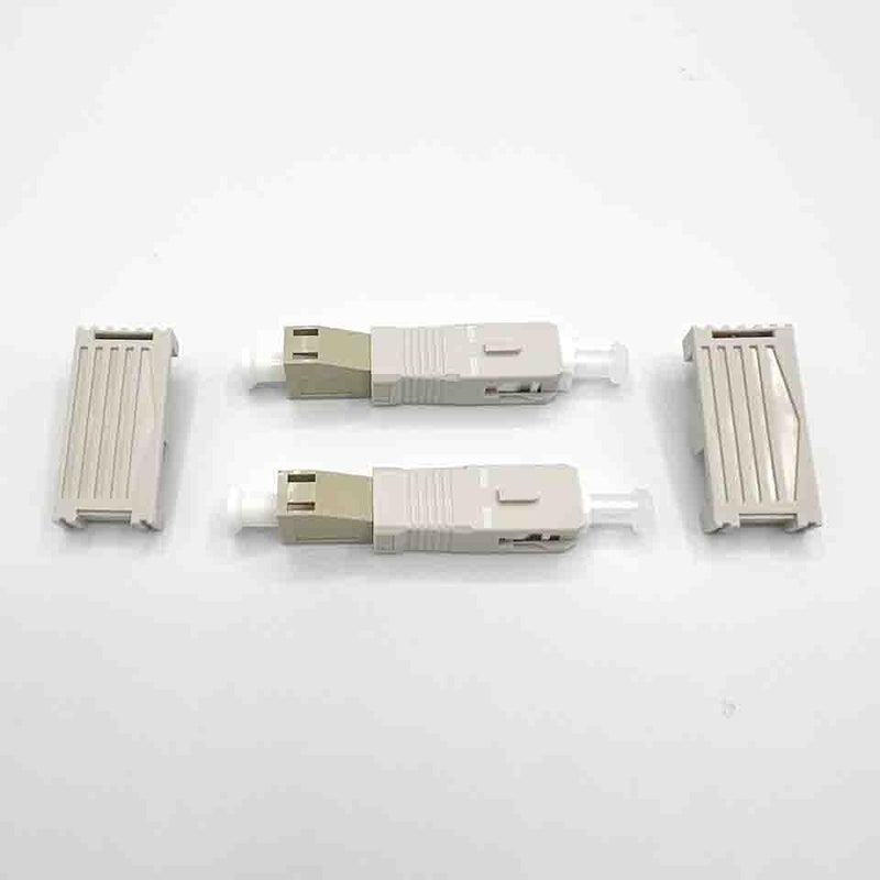 Elfcam - Fiber Optic Adapter Multimode Duplex LC/UPC Female to SC/UPC Male, Pack of 5 - Image 4
